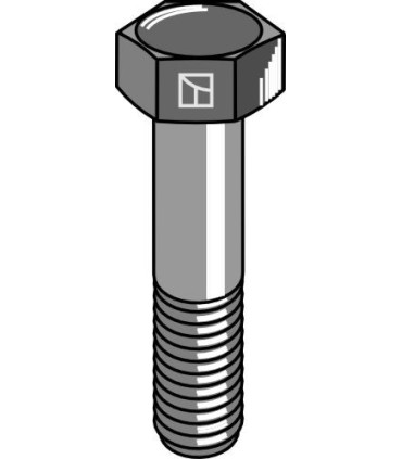 Hexagon bolt with metric fine thread - M12x1,25X40 - 12.9