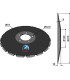 Seed drill disc Ø410x5