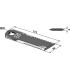 Straw chopper flail blade