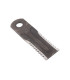 Straw chopper flail blade