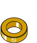 Rubber gasket washer