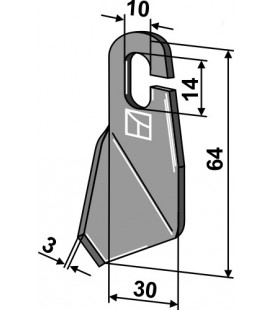 Wing-knife - right model