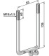 Stirrup bolt - M10x1,5