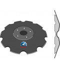 Notched disc Ø510x5