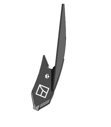 Lateral cultivator point - right