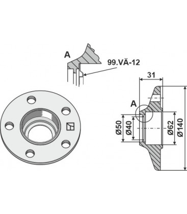 Bearing seat (new model)