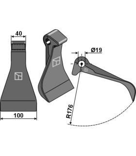 Pruning hammer 100x40mm
