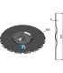 Seed drill disc Ø410x5