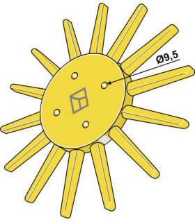 Finger weeder Ø290mm