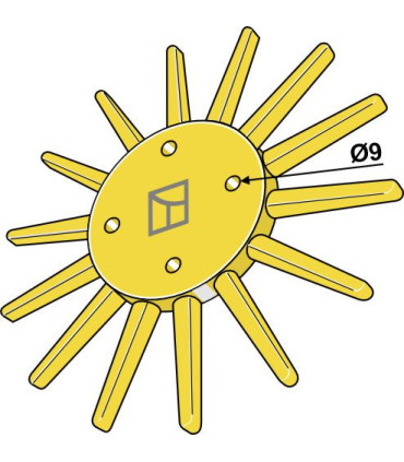 Finger weeder Ø240mm