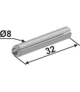 Clamping pin - Ø8x32