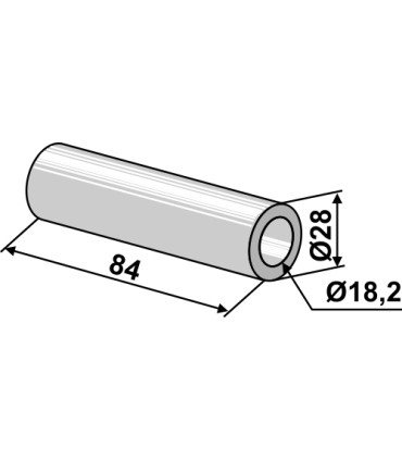 Bussning 84xØ18,2xØ28