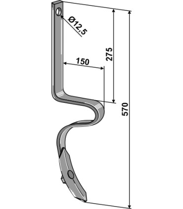 Spårluckrare Amazone komplett