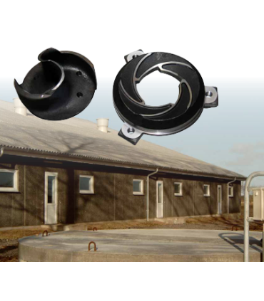 LJM Dränkbar Gödselpump 11 kW, 15 kW, 18 kW DPFH R160