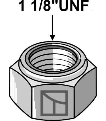 Låsmutter 1 1/8´´UNF