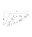Kniv Foderblandare Kvernerland Tjocklek 8mm