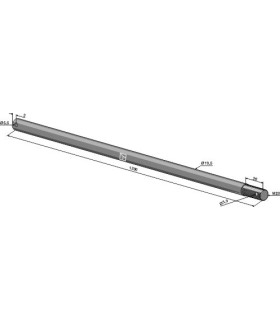 Axel Taarup L1500mm D19,5mm