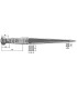 Spjut M28 980mm Nr36 Kverneland