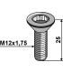 M12 x 25 Insex 8.8