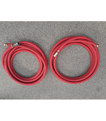 Slangset 2x5m 1tum med honkoppling med stopp