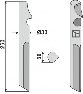 Rotary tine