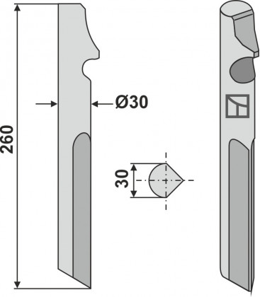 Rotary tine