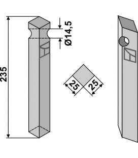 Rotary tine
