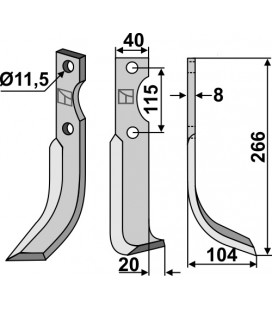 Blade, right model
