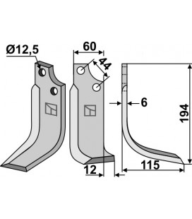 Blade, right model