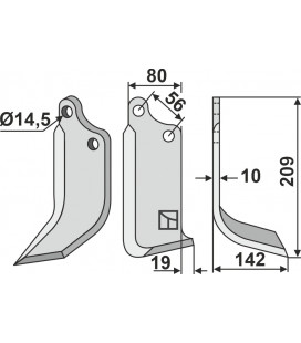 Blade, right model