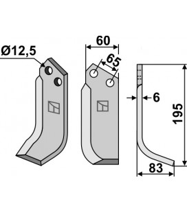 Blade, right model