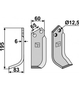 Blade, left model