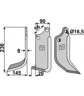 Blade, left model