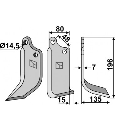 Blade, right model