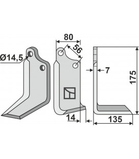 Blade, right model