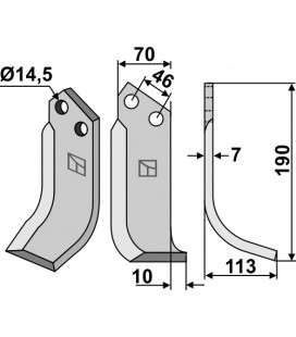 Blade, right model