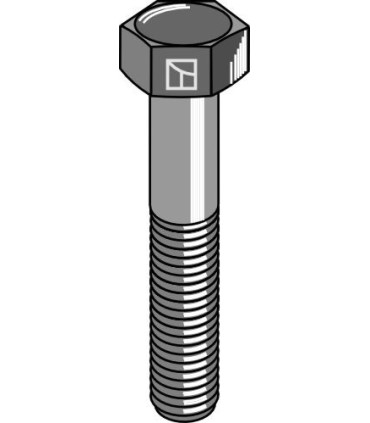 Hexagon bolt with metric fine thread - M16x1,5X60 - 12.9
