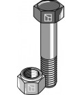 Hexagon bolt M16x1,5x45 with self-locking nut
