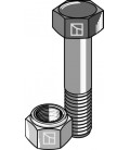 Hexagon bolt M16x1,5x40 with self-locking nut