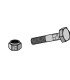 Bolt with self-locking nut - 5/16'UNF