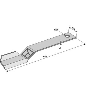Mover-blade 765mm - right