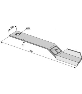 Mover-blade 765mm - left