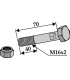 Bolt with self-locking nut - M16 x 2