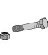 Bolt with self-locking nut - M16 x 2