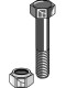 Bult med låsmutter M16x2-10.9