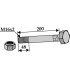 Bolt with self-locking nut - M16 x 2