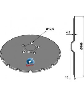 Seed drill disc Ø400x4,5