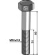 Hexagon bolt M20x2,5x80  without nut