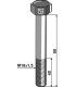 Hexagon bolts M16  without nut - Galvanized