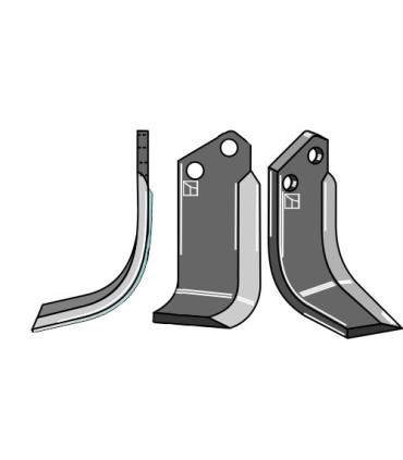 Blade DURAFACE, left model